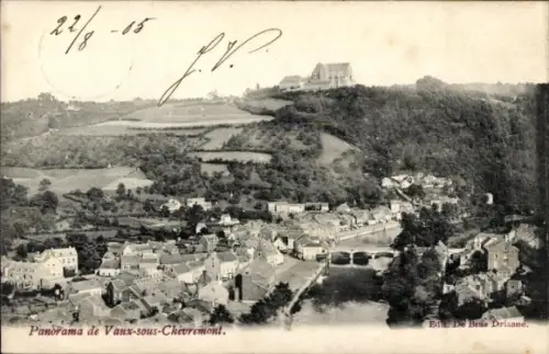 Ak Vaux sous Chèvremont Chaudfontaine Wallonien Lüttich, Panorama