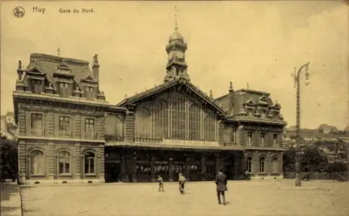 Ak Huy Wallonien Lüttich, Nordbahnhof