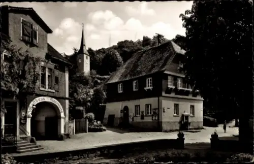 Ak Seeheim Jugenheim an der Bergstraße, Rathaus, Gasthaus