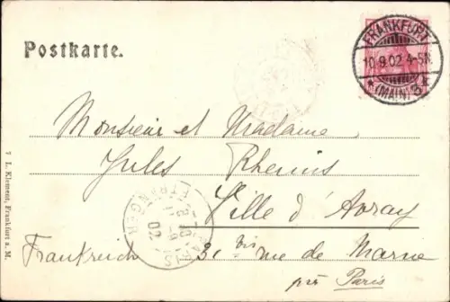 Ak Frankfurt am Main, Opernhaus