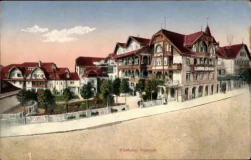 Ak Freudenstadt im Schwarzwald, Kurhaus Ruppen,  Gebäude mit Garten, 