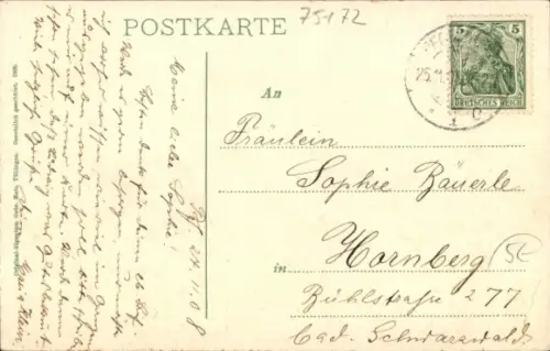 Ak Pforzheim im Schwarzwald, Luisenplatz