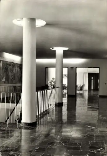 Ak Löhma Leutenberg Kreis Saalfeld, Sanatorium, Empfangshalle