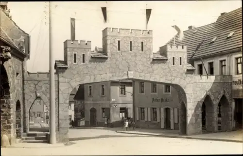 Ak Penig in Sachsen, Altes Stadttor, Heimatfest 1927