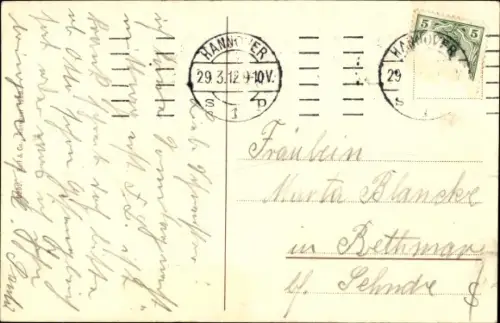 Ak Rethmar Sehnde Region Hannover, Restaurant zur Silbernen Krone, H. Grove