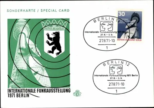 Ak Berlin Charlottenburg, Internationale Funkausstellung 1971