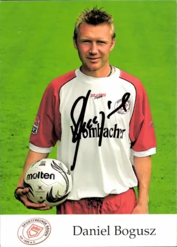 Autogrammkarte Fußballer Daniel Bogusz, Sportfreunde Siegen, Autogramm