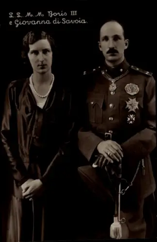 Ak Zar Boris III. von Bulgarien, Giovanna von Savoyen