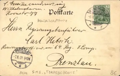 Ak Deutsche Kriegsschiffe, Torpedoboote beim Auslaufen