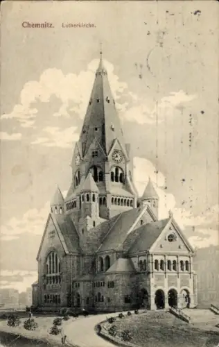 Ak Chemnitz in Sachsen, Lutherkirche