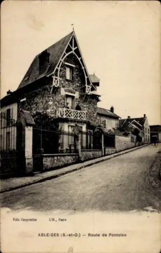 Ak Ableiges Val-d'Oise, Route de Pontoise