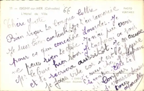 CPA Isigny-sur-Mer Calvados, Hôtel de Ville