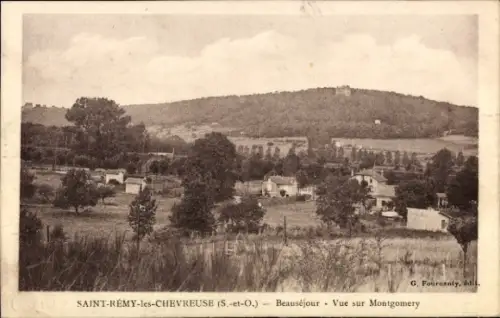Ak Saint Rémy lès Chevreuse Yvelines, Beausejour, Vue sur Montgomery