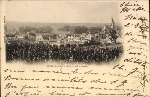 Ak Triel Yvelines, Vue a vol d'oiseau