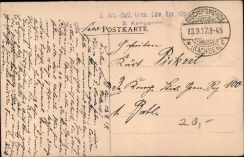 Passepartout Wappen Ak Bischofswerda in Sachsen, Bahnhof