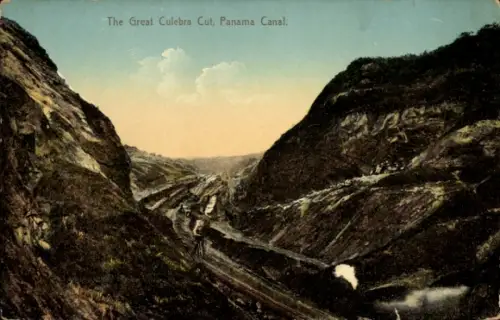 Ak Canal de Panamá Panama Canal Panamakanal, Great Culebra Cut