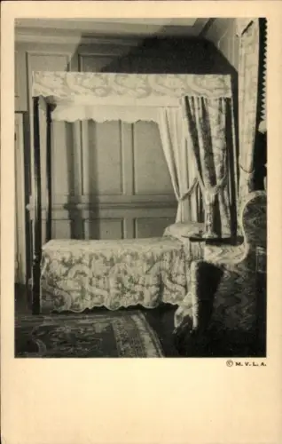 Ak Mount Vernon New York USA, Schlafzimmer im Erdgeschoss