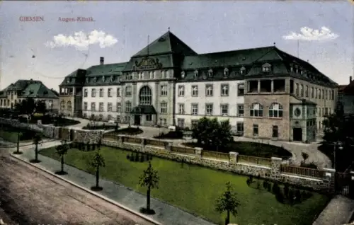 Ak Giessen Gießen an der Lahn Hessen, Augenklinik,  ,  Abbildung