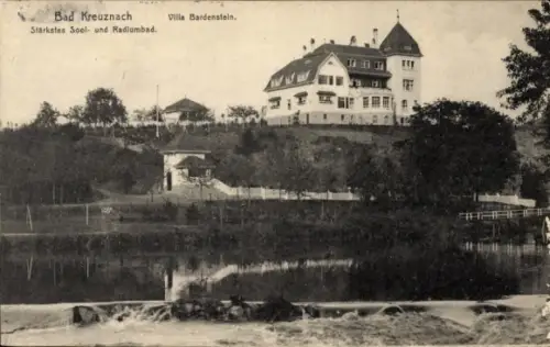 Ak Bad Kreuznach an der Nahe,  Villa Bardenstein, Sool- und Radiumbad