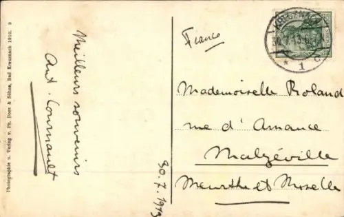 Ak Bad Kreuznach an der Nahe,  Villa Bardenstein, Sool- und Radiumbad