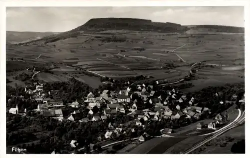 Ak Fützen Blumberg am Schwarzwald, Luftaufnahme