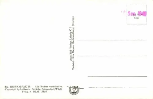 Ak Jüterbog in Brandenburg, Luftaufnahme von  Wohngebäude, Straßen, Landschaft