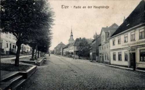 Ak Elze in Hann. Niedersachsen, an der Hauptstraße