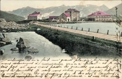 Ak Airolo Kanton Tessin Schweiz, St. Gotthard Hospiz
