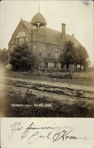 Foto Ak Bern Kansas USA, Turner Hall