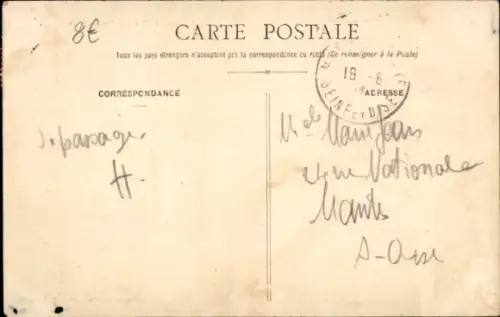 CPA Pont Audemer Eure, Le Palais