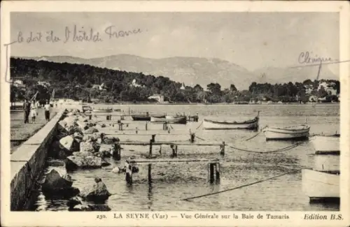 Ak La Seyne sur Mer Var, Vue Generale sur la Baie de Tamaris