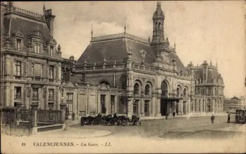 Ak Valenciennes Nord, Bahnhof, Architektur,  