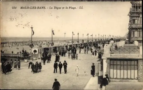 Ak Malo les Bains Nord, La Digue, Strand