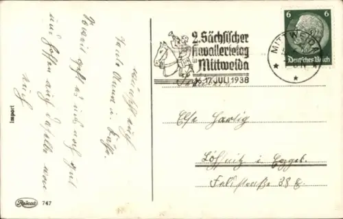 Ak Glückwunsch Pfingsten, Maikäfer, Laubblätter