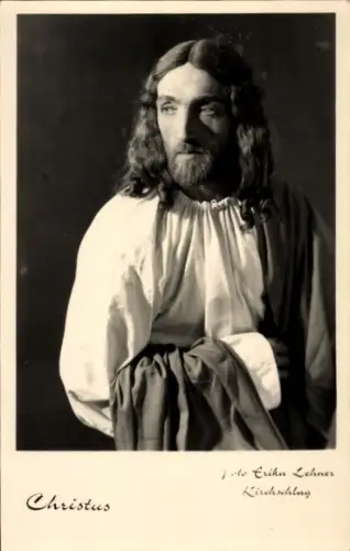 Ak Passionsspiel, Christus, Schauspieler