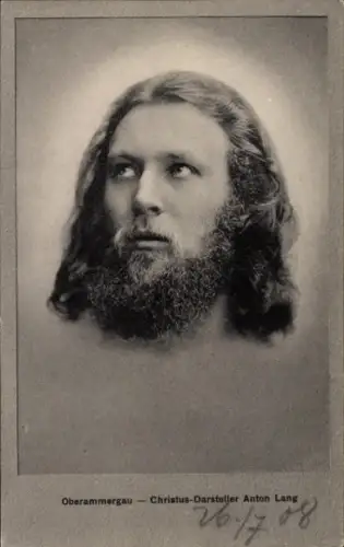 Ak Schauspieler Anton Lang als Jesus, Passionsspiel Oberammergau