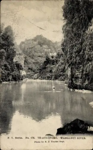 Ak Wanganui Manawatu Wanganui Neuseeland,  Te-Ati-Opoko, Naturaufnahme, Foto von N. Z. Tourist De
