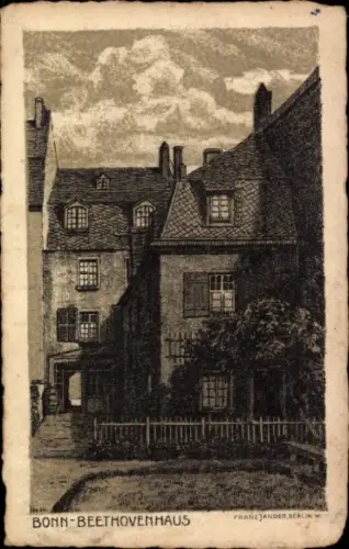 Künstler Ak Bonn am Rhein, Beethovenhaus