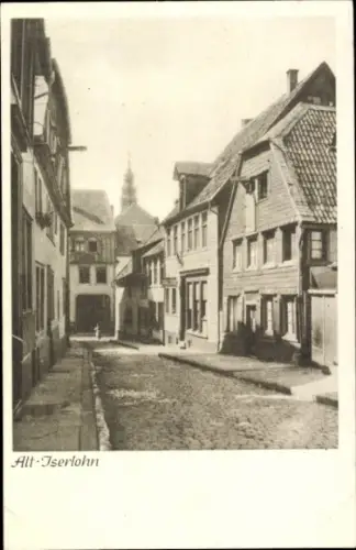 Ak Iserlohn im Märkischen Kreis, Straßenpartie