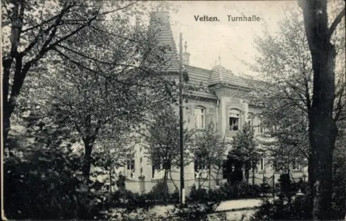 Ak Velten in der Mark, Turnhalle