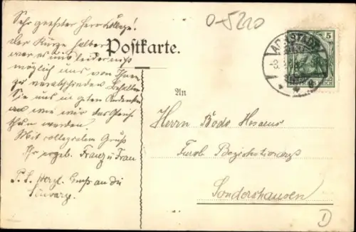 Ak Arnstadt Thüringen, Erfurter Straße, Brunnen, Geschäfte