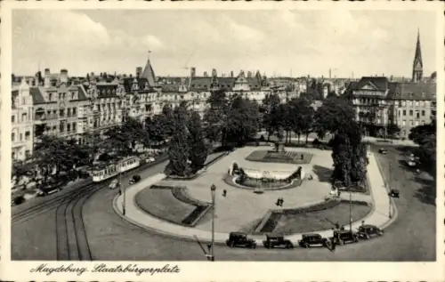 Ak Magdeburg, Staatsbürgerplatz