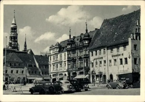 Ak Zwickau in Sachsen, Hauptmarkt, Dom