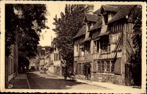 CPA Pont Audemer Eure, Rue Notre Dame du Pré