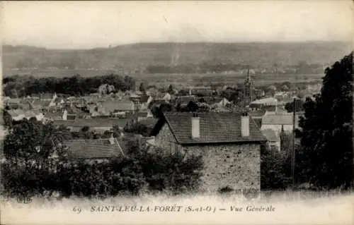 Ak St Leu la Foret Val d'Oise, Gesamtansicht