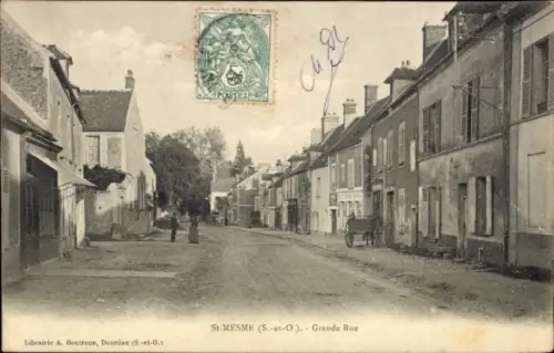 Ak Sainte Mesme Yvelines, Grande Rue
