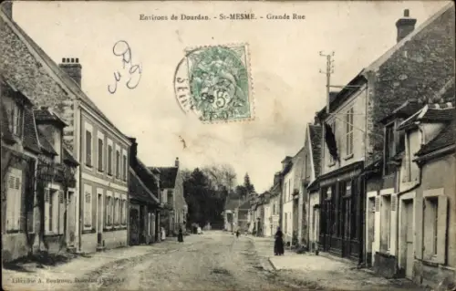 Ak Sainte Mesme Yvelines, Grande Rue