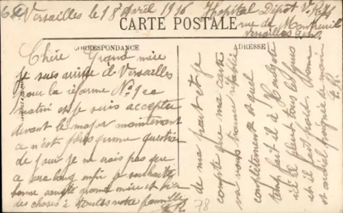 Ak Saint Germain en Laye Yvelines, Terrasse