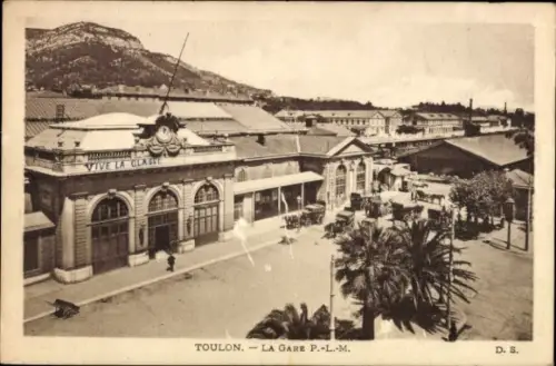 Ak Toulon Var, Bahnhof