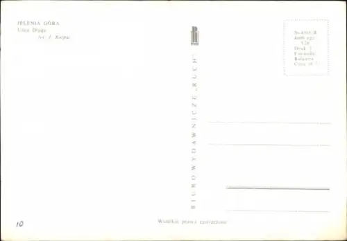 Ak Jelenia Góra Hirschberg Riesengebirge Schlesien, Straßenpartie, Geschäfte